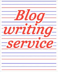 Blog writing service