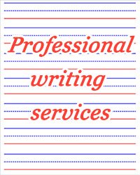 Professional writing services image